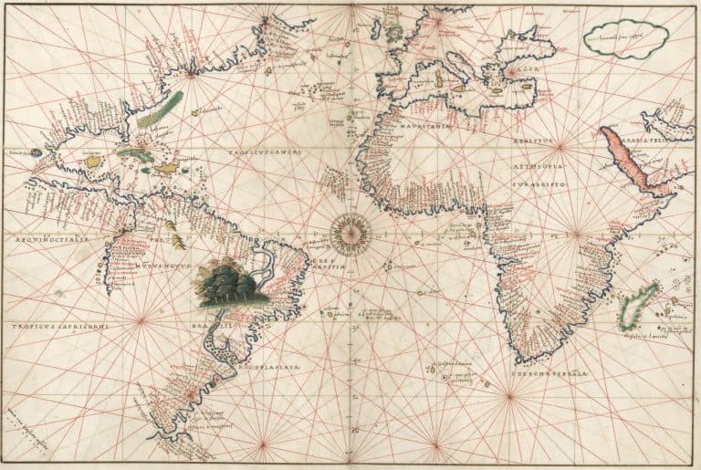 Portolan atlas by Battista Agnese, 1544