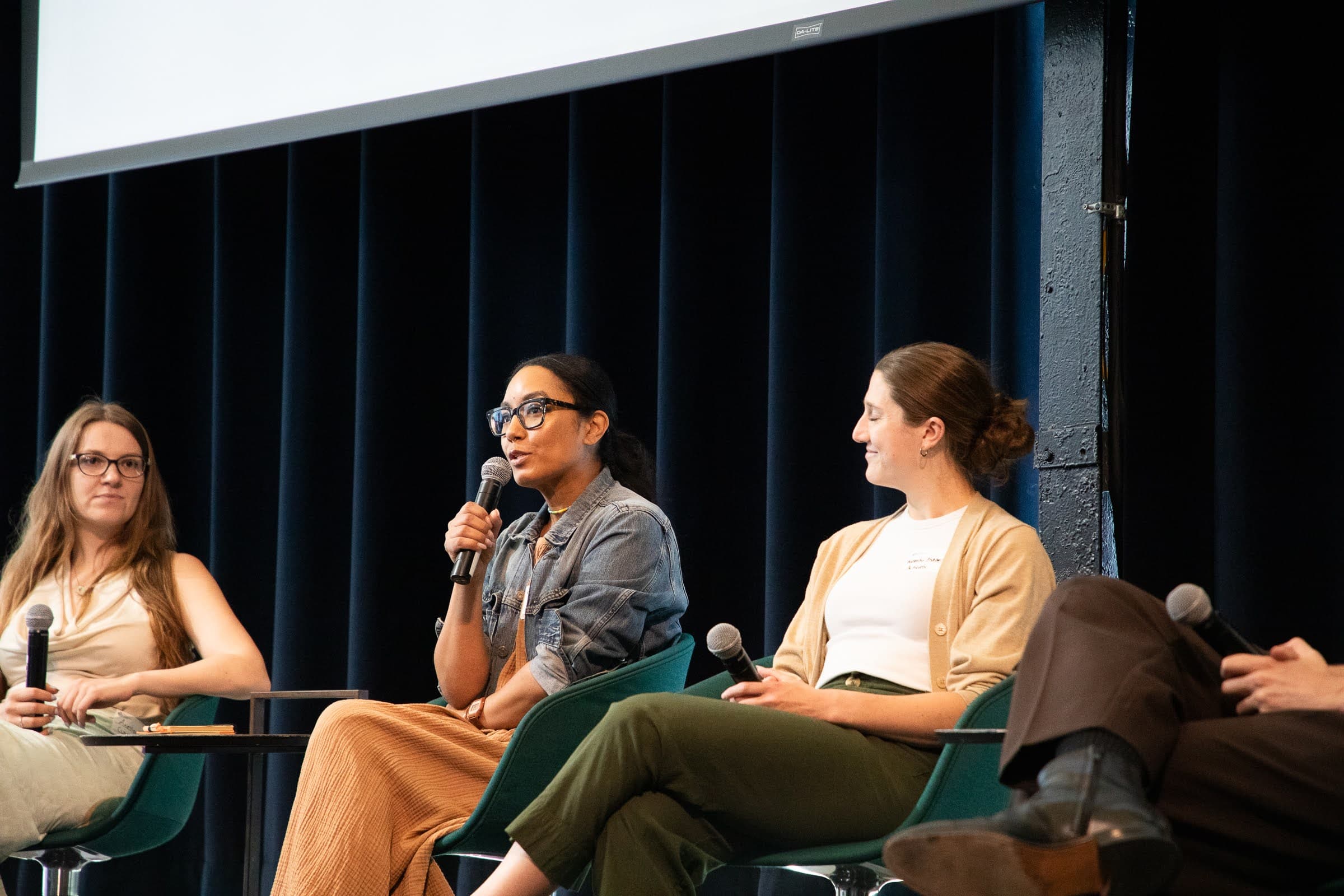 Participants networking at the NYC OceanTech Summit.